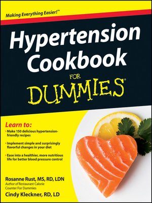 cover image of Hypertension Cookbook For Dummies